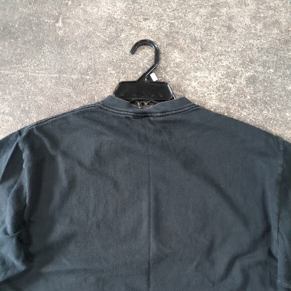 Vintage Albert Einstein Shirt Mens L Black 90s Gods Creation Graphic Tee Retro - Picture 4 of 8